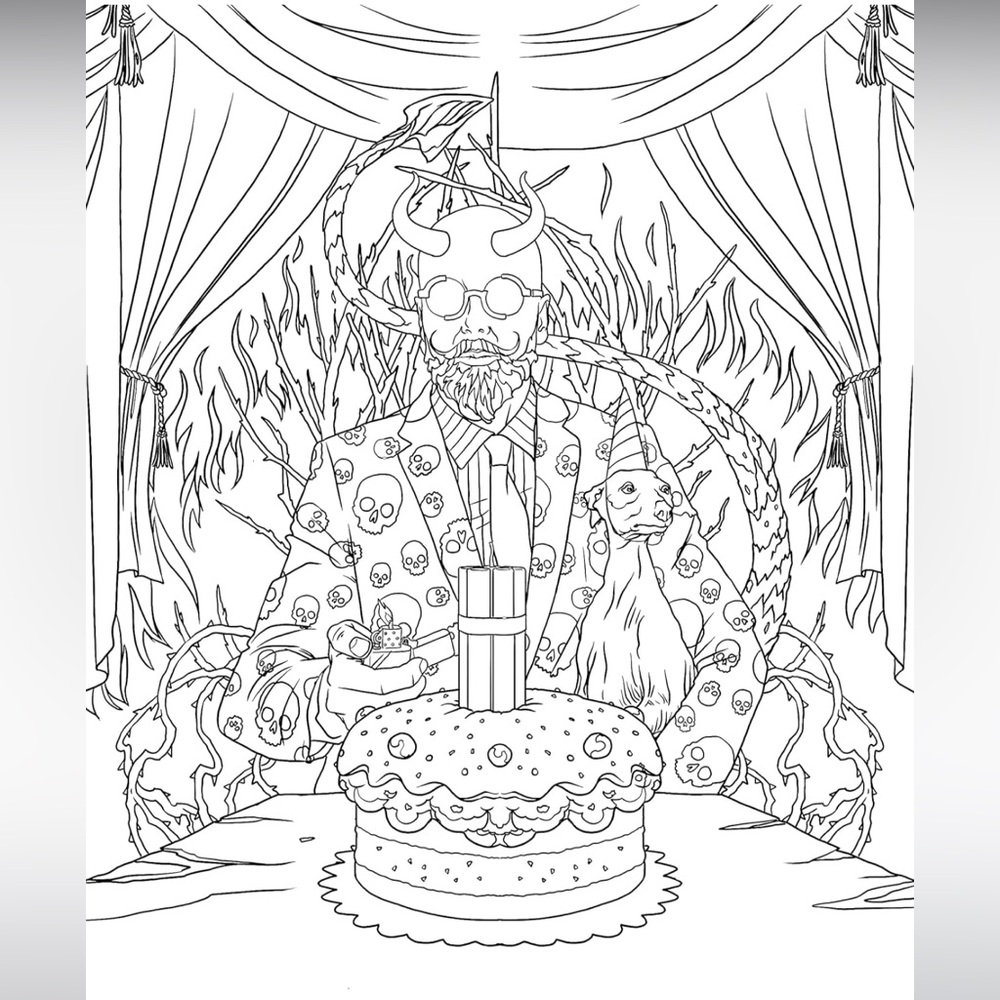 The Exorcist's Coloring Book NWOT Great gift!  🎁 - Picture 3 of 15